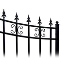 Aleko Steel Single Swing Driveway Gate - ST.PETERSBURG