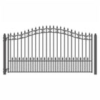 Aleko Steel Single Swing Driveway Gate - ST.PETERSBURG