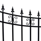 Aleko Steel Single Swing Driveway Gate - ST.PETERSBURG