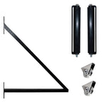Aleko Steel Sliding Driveway Gate - 12 ft with Pedestrian