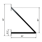 Aleko Steel Sliding Driveway Gate - 12 ft with Pedestrian