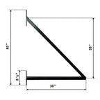 Aleko Steel Sliding Driveway Gate - 14 ft with Pedestrian