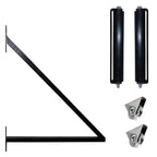 Aleko Steel Sliding Driveway Gate - 16 ft with Pedestrian