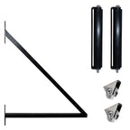 Aleko Steel Sliding Driveway Gate - 16 ft with Pedestrian