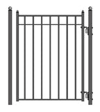 Aleko Steel Sliding Driveway Gate - 25 ft with Pedestrian