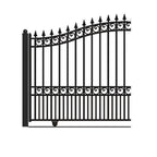 Aleko Steel Sliding Driveway Gate - LONDON Style - 12 x 6