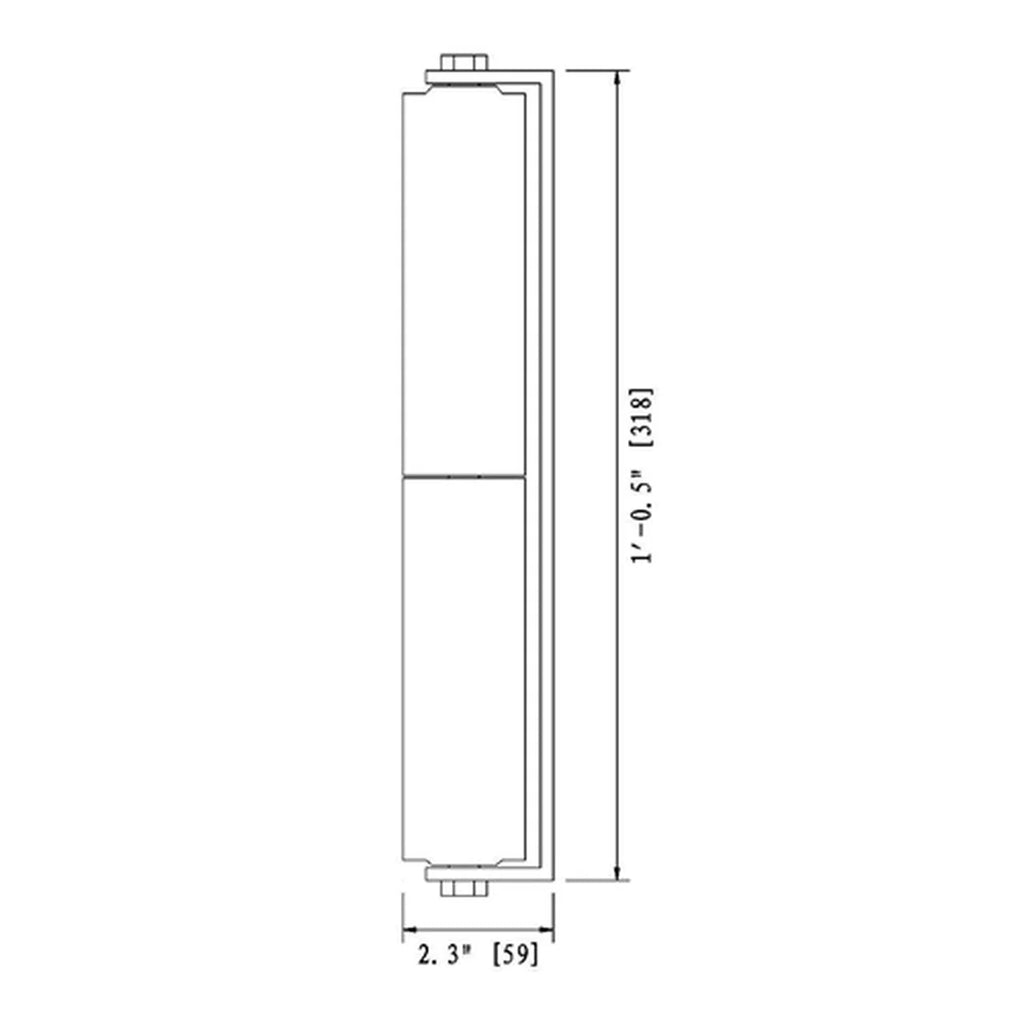 Aleko Steel Sliding Driveway Gate - LONDON Style - 18 x 6