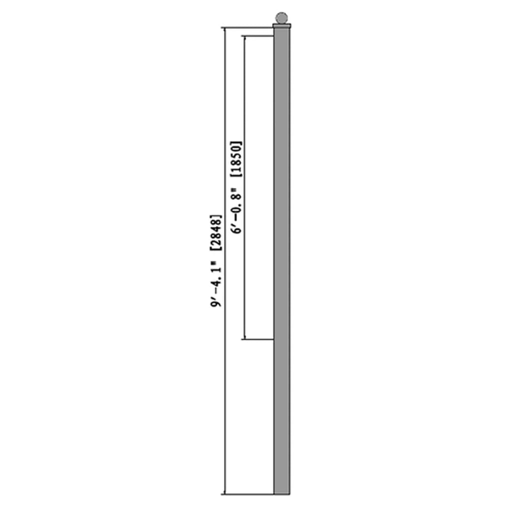 Aleko Steel Sliding Driveway Gate - MADRID Style - 18 x 6