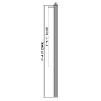 Aleko Steel Sliding Driveway Gate - MADRID Style - 18 x 6