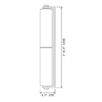 Aleko Steel Sliding Driveway Gate - MUNICH Style - 12 x 6