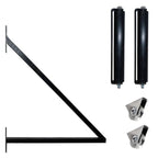 Aleko Steel Sliding Driveway Gate - PARIS Style - 16 x 6