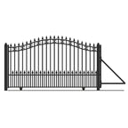 Aleko Steel Sliding Driveway Gate - ST.PETERSBURG Style