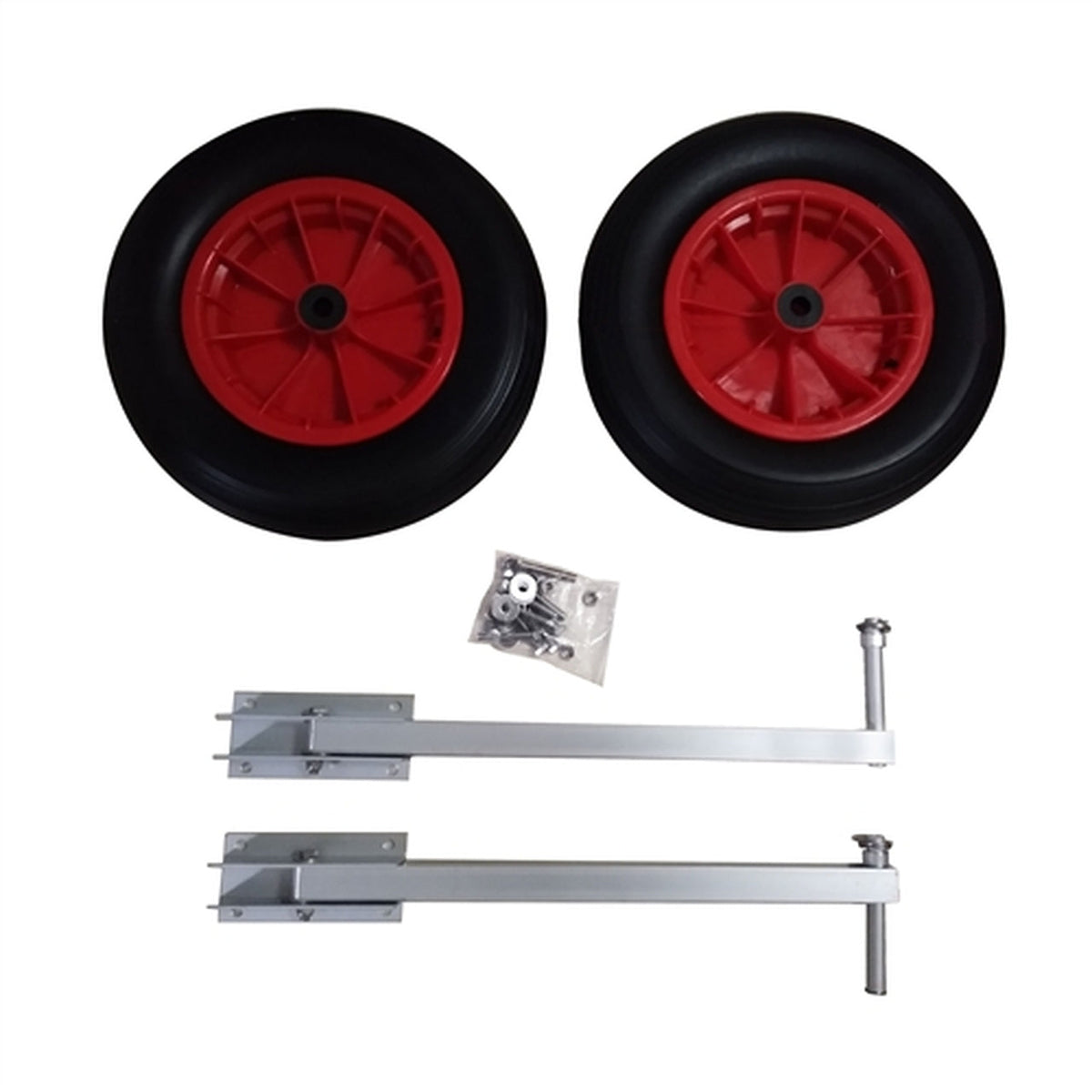Aleko Tools Pair of Heavy Duty Aluminum Alloy Wheels