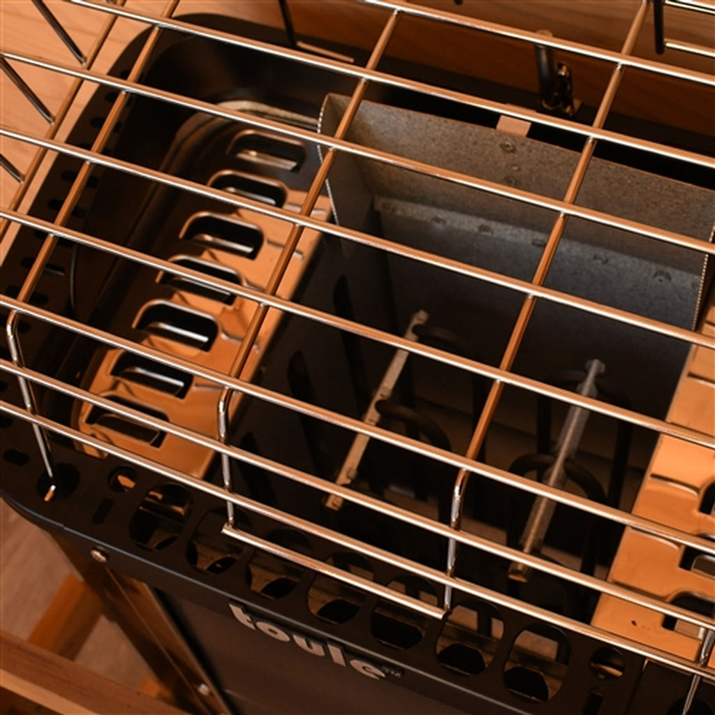 Aleko TOULE ETL Certified Wet Dry Sauna Heater Stove - Wall