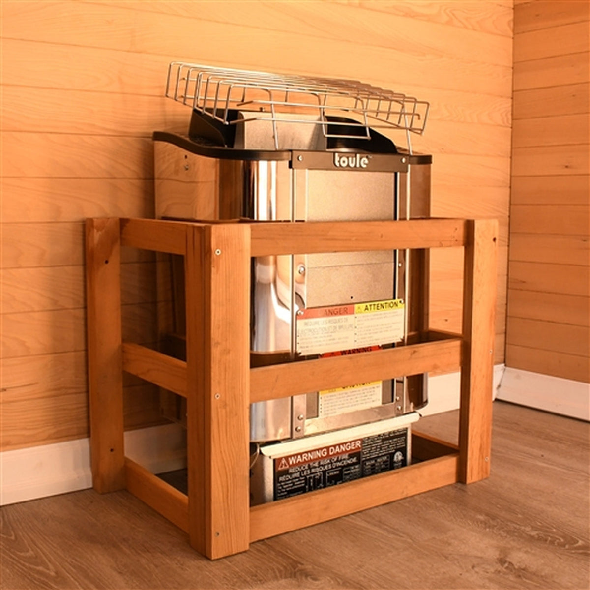 Aleko TOULE ETL Certified Wet Dry Sauna Heater Stove - Wall
