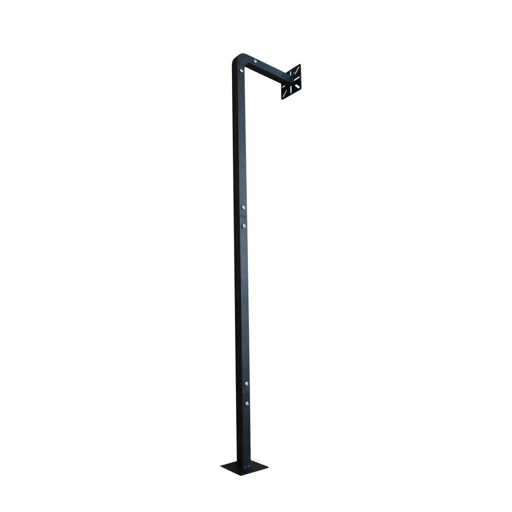 Aleko Universal Keypad Gooseneck Mounting Post - Black