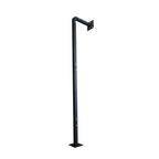Aleko Universal Keypad Gooseneck Mounting Post - Black