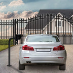 Aleko Universal Keypad Gooseneck Mounting Post - Black