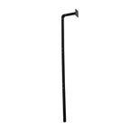 Aleko Universal Keypad Gooseneck Mounting Post - Black
