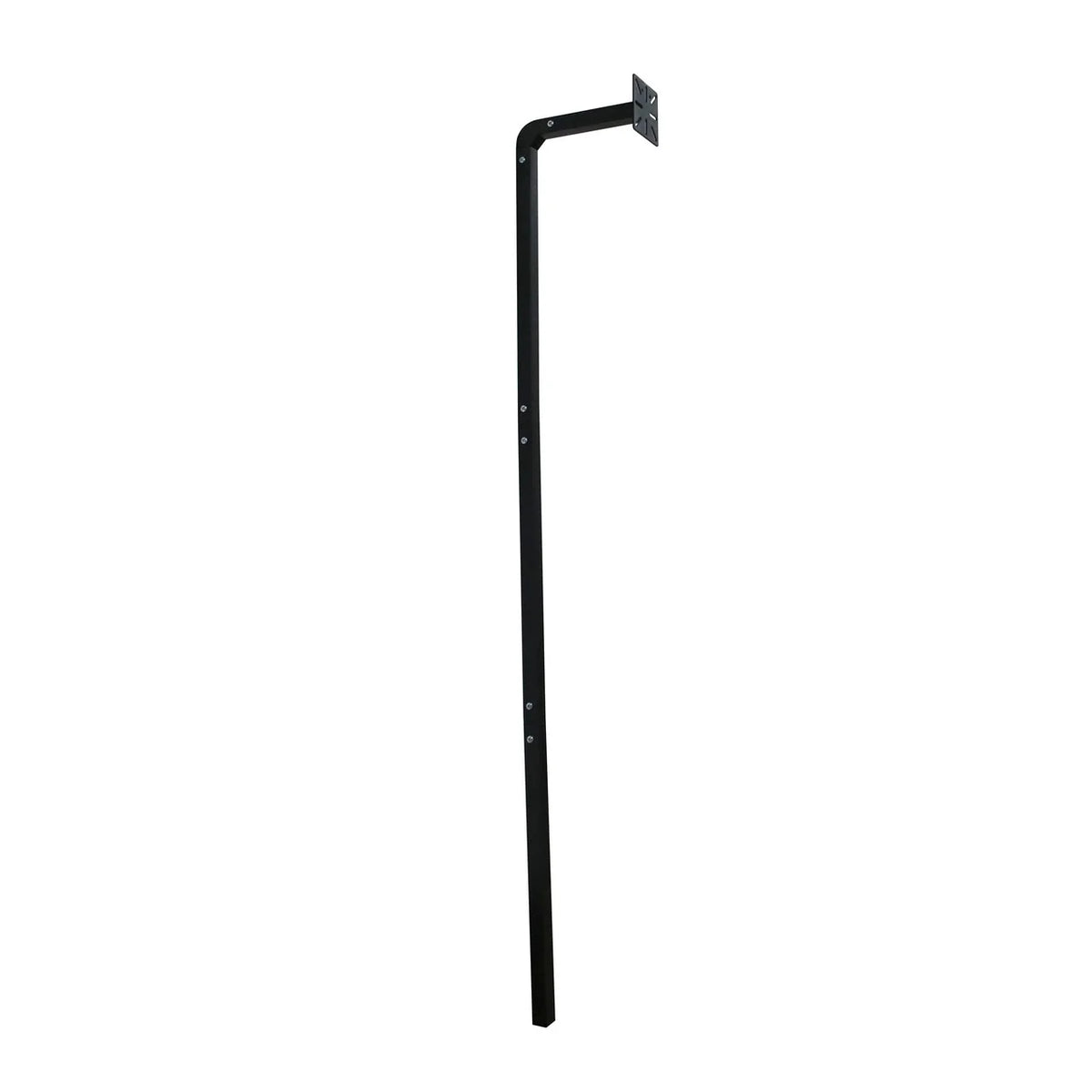 Aleko Universal Keypad Gooseneck Mounting Post - Black