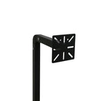 Aleko Universal Keypad Gooseneck Mounting Post - Black