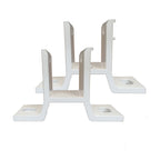 Aleko Wall Bracket for Retractable Awning - White - Set of 2