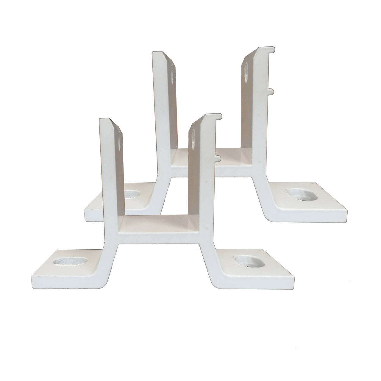 Aleko Wall Bracket for Retractable Awning - White - Set of 2