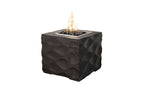 American Fyre Designs 726-BA-11-M2NC 22.75" Voro Cube Firetable Black Lava Natural Gas