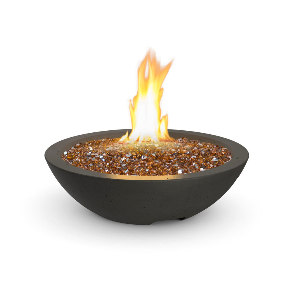 American Fyre Marseille 24in Round Fire Bowl Black Lava