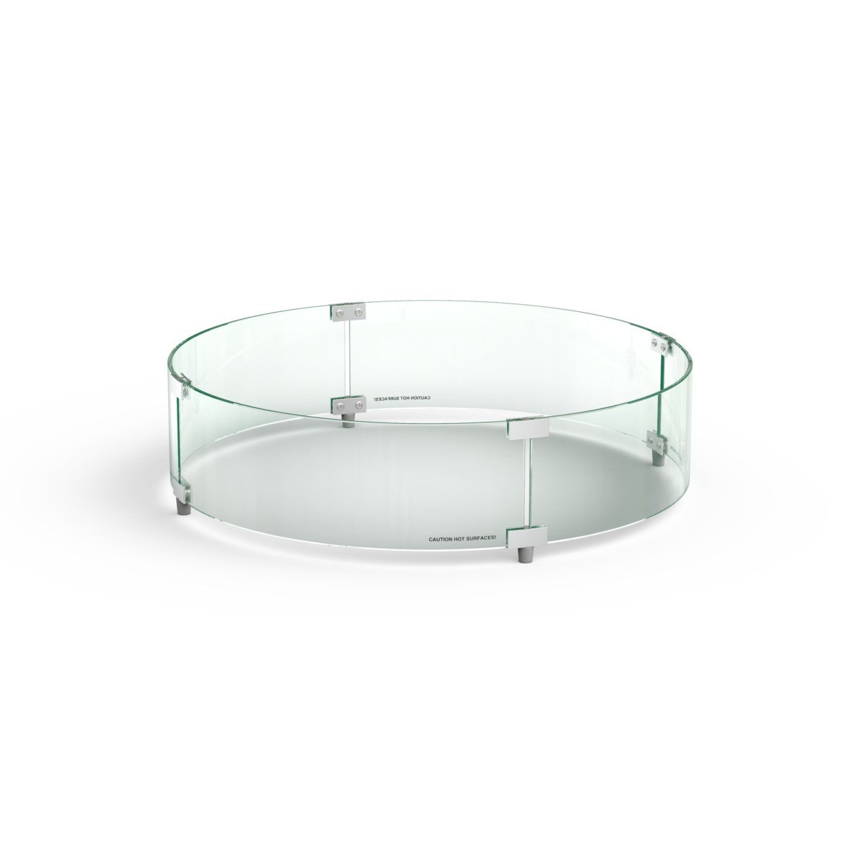 American Fyre Designs 8208-WG Round Tempered Glass Wind Guard