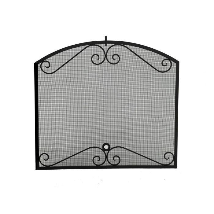 American Fyre Designs Black 8253-BL Petite Cordova Fireplace Screen