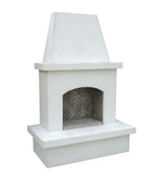 American Fyre Designs 96" Vented Free-Standing Outdoor Concrete Fireplace