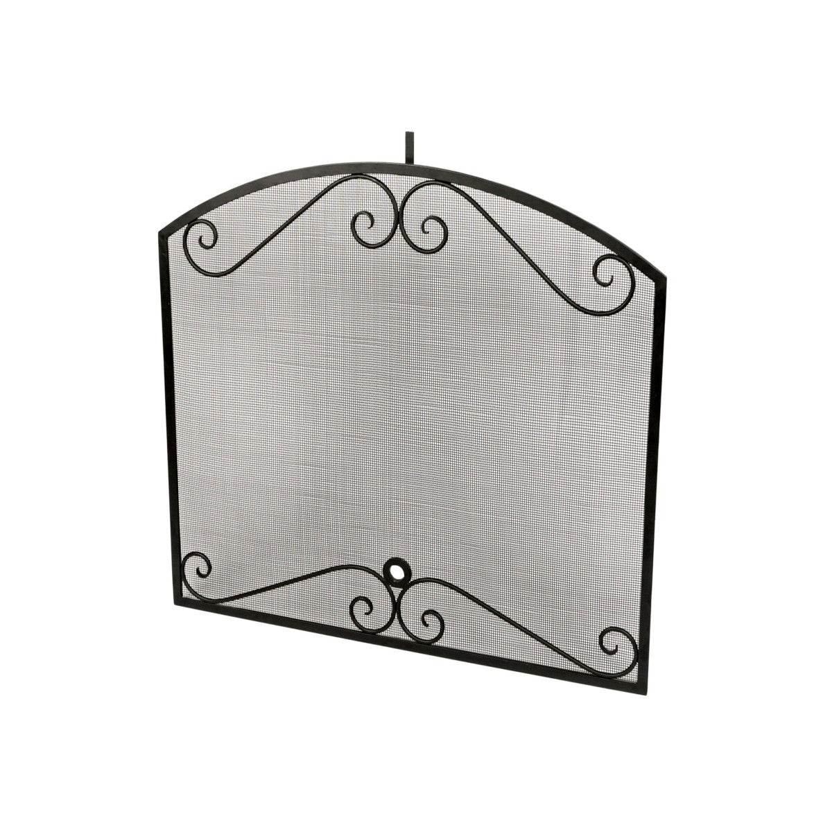 American Fyre Designs 8250-BL Black Decorative Fireplace Safety Screen