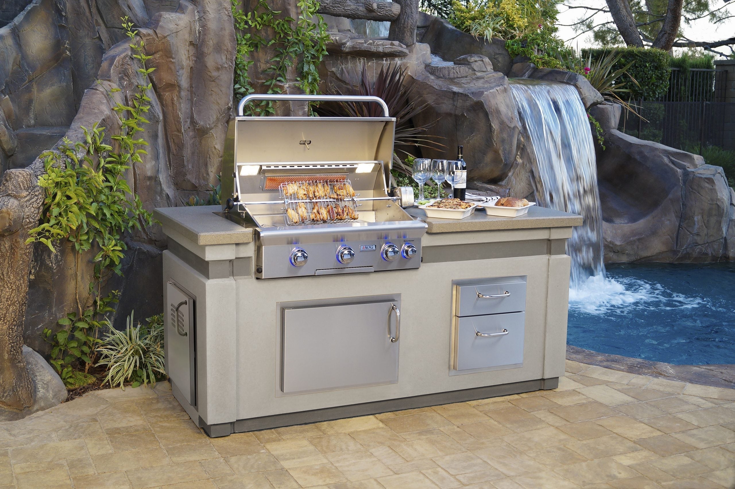 American Outdoor Grill 30-Inch L-Series Gas Grill Island Bundle