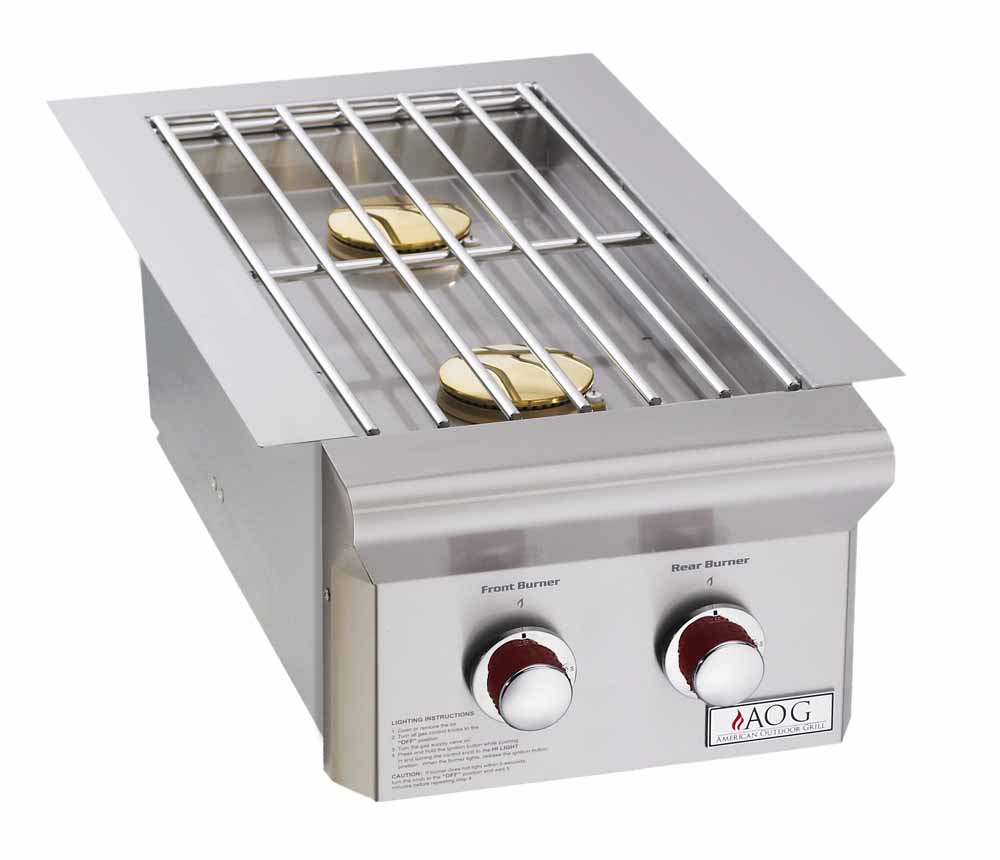 American Outdoor Grill T-Series Drop-In Double Side Burner 25,000 BTU