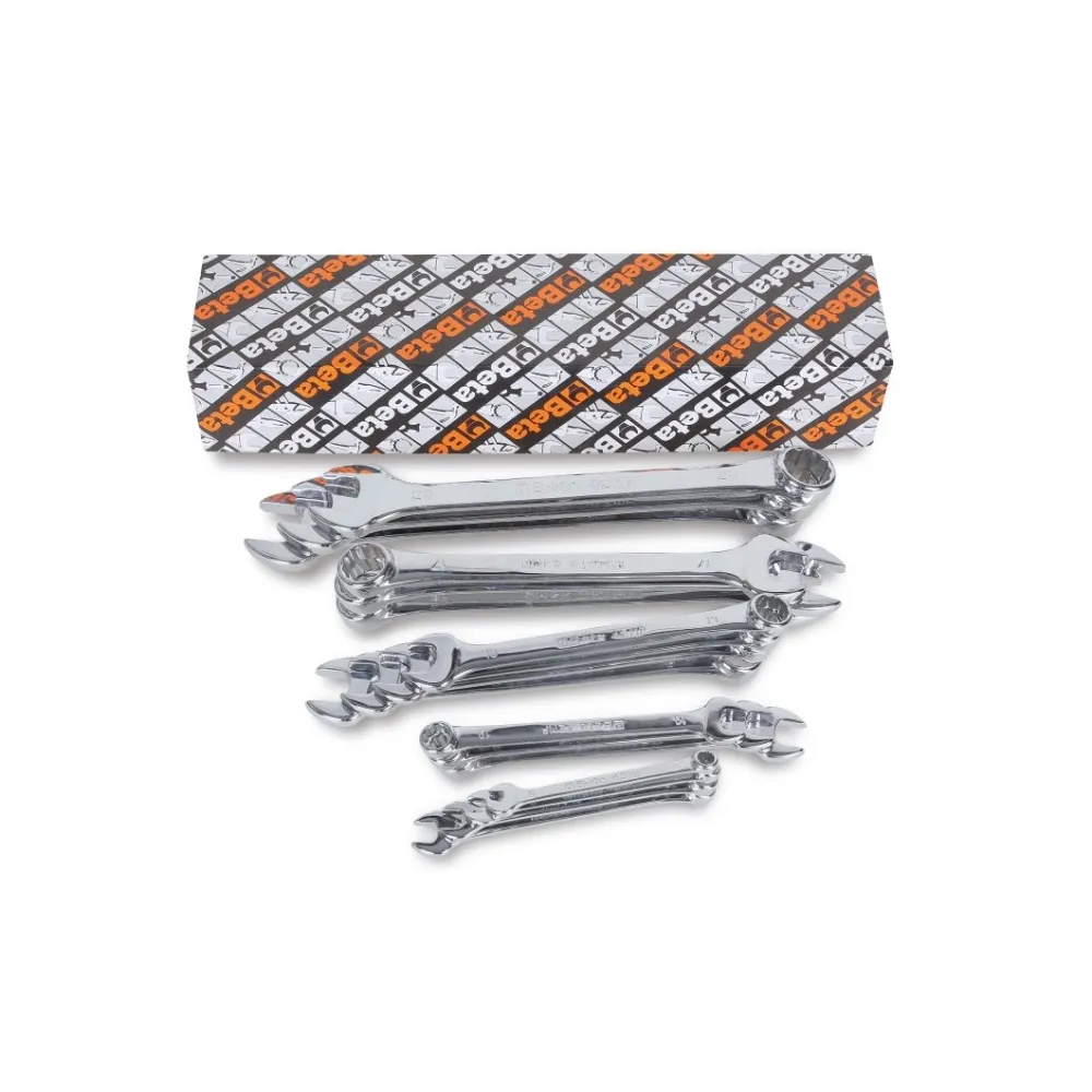 Beta Tools 42MP/S Combination Wrench Set Bright