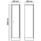Beta Tools - RC55 A1 Sheet Metal Single-Door Tool Cabinet