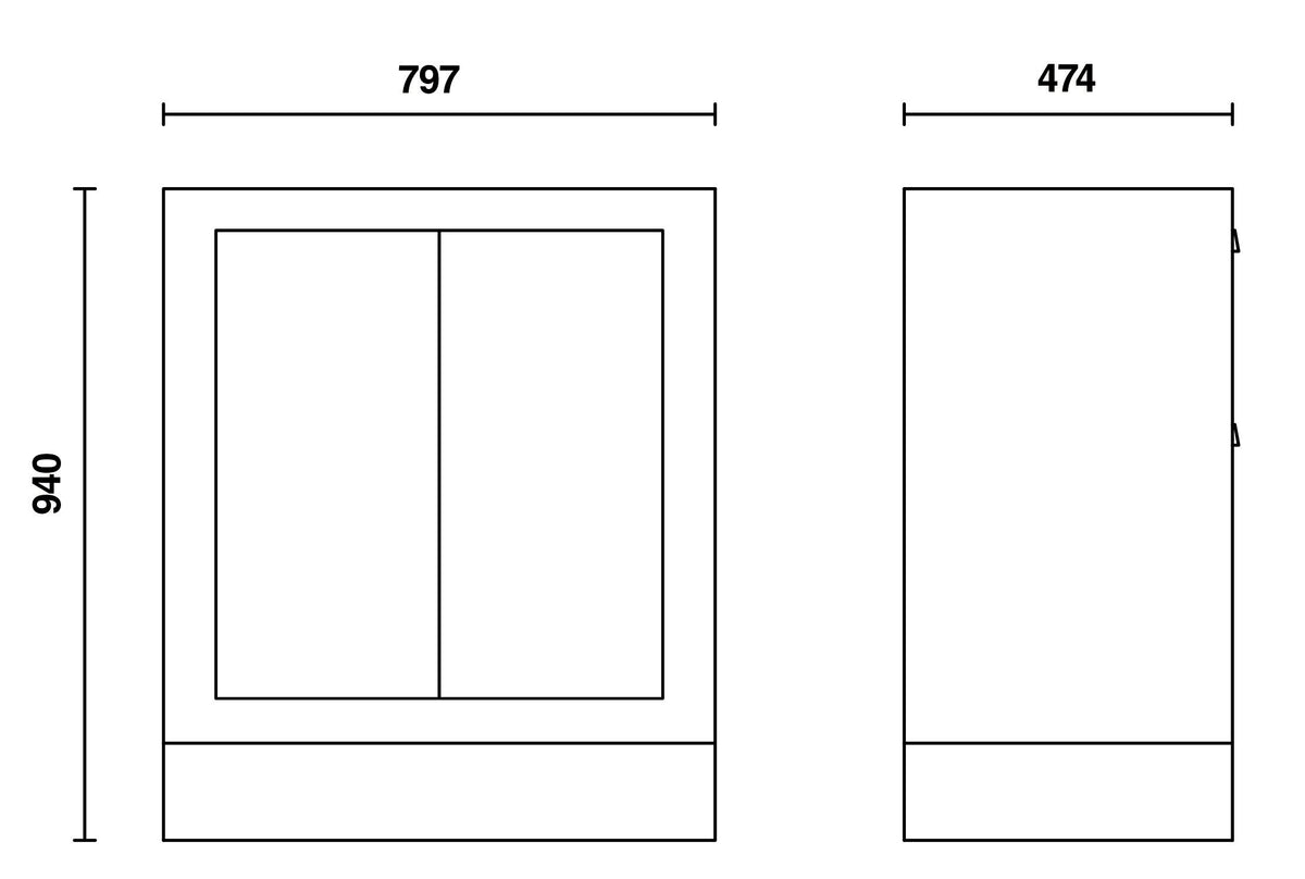 Beta Tools - RC55 MA Fixed Two-Door Module