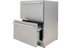 Blaze 24 Inch Built-In Double Drawer Outdoor Refrigerator