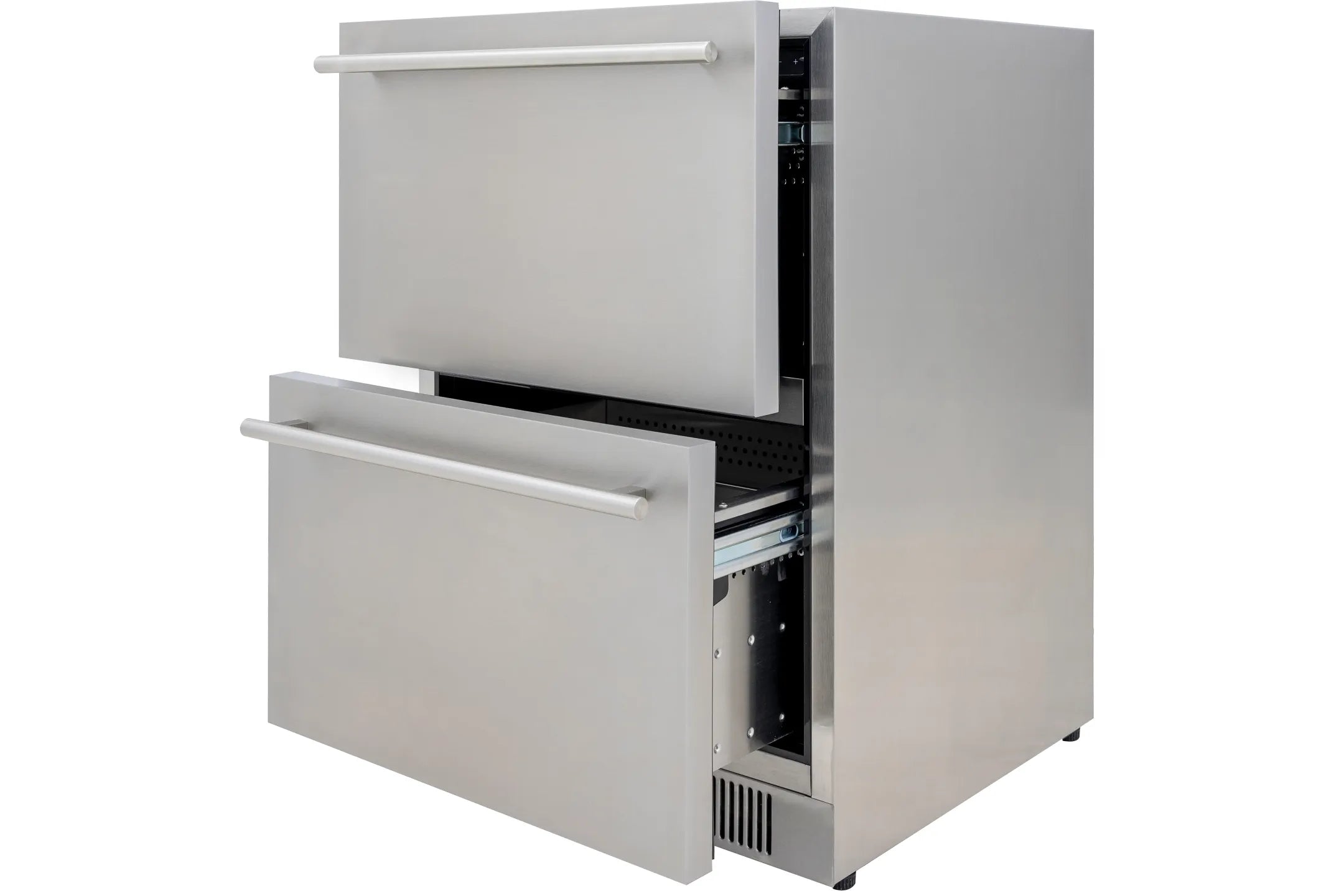 Blaze 24 Inch Built-In Double Drawer Outdoor Refrigerator