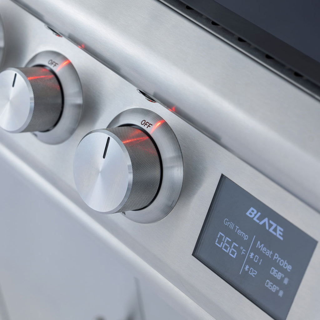 Blaze 26-Inch Gas Outdoor Oven with Bluetooth Meat Probes