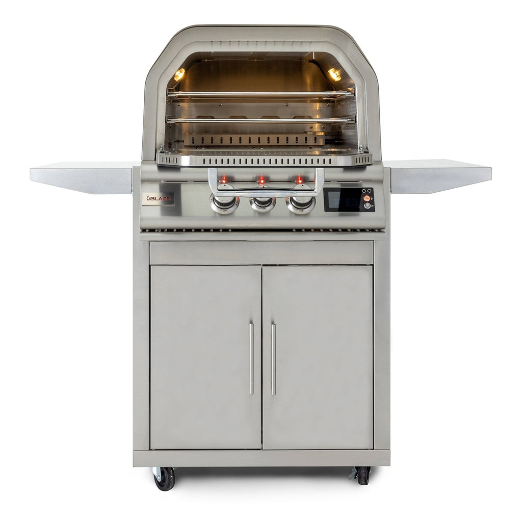 Blaze 26 Inch Gas Outdoor Pizza Oven With Rotisserie (LP)