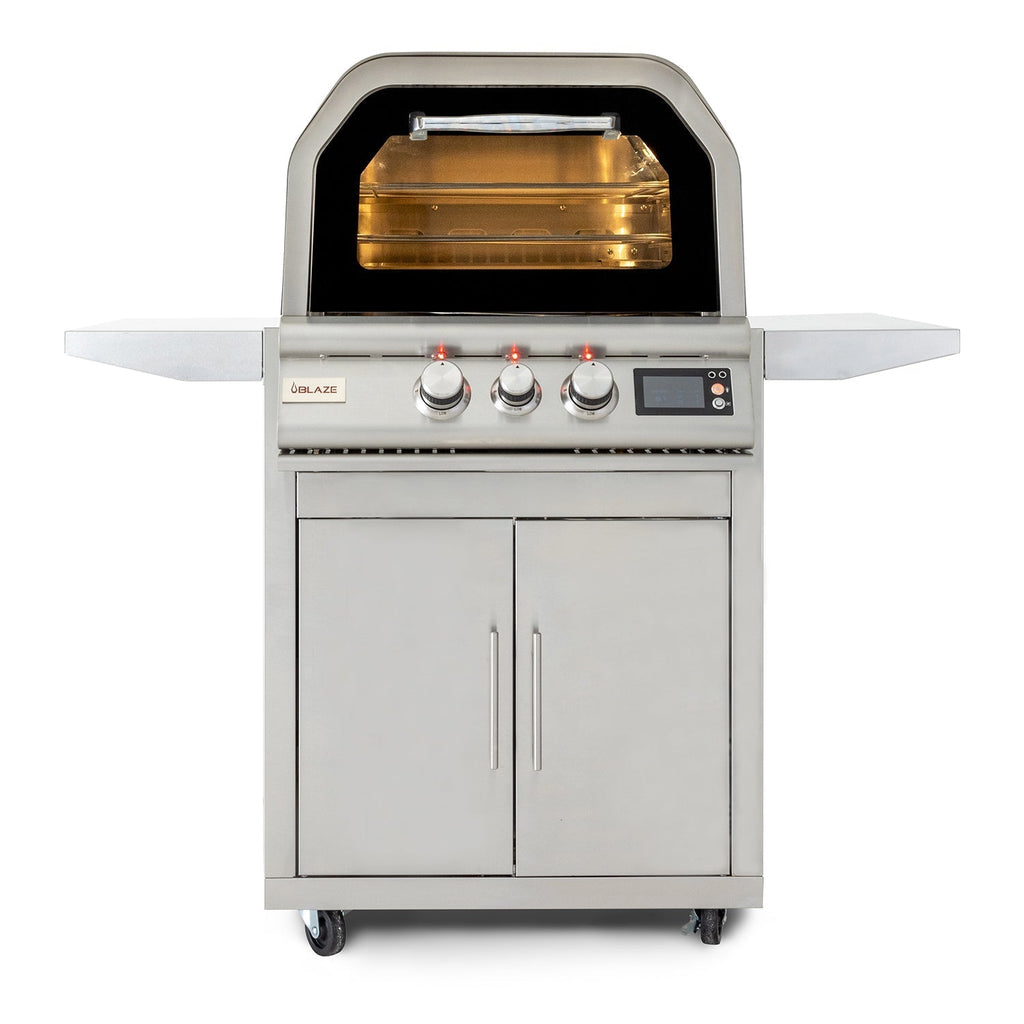 Blaze 26 Inch Gas Outdoor Pizza Oven With Rotisserie (LP)