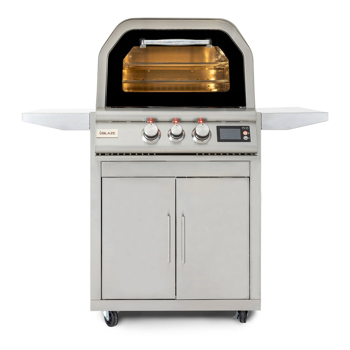 Blaze 26 Inch Gas Outdoor Pizza Oven With Rotisserie (LP)