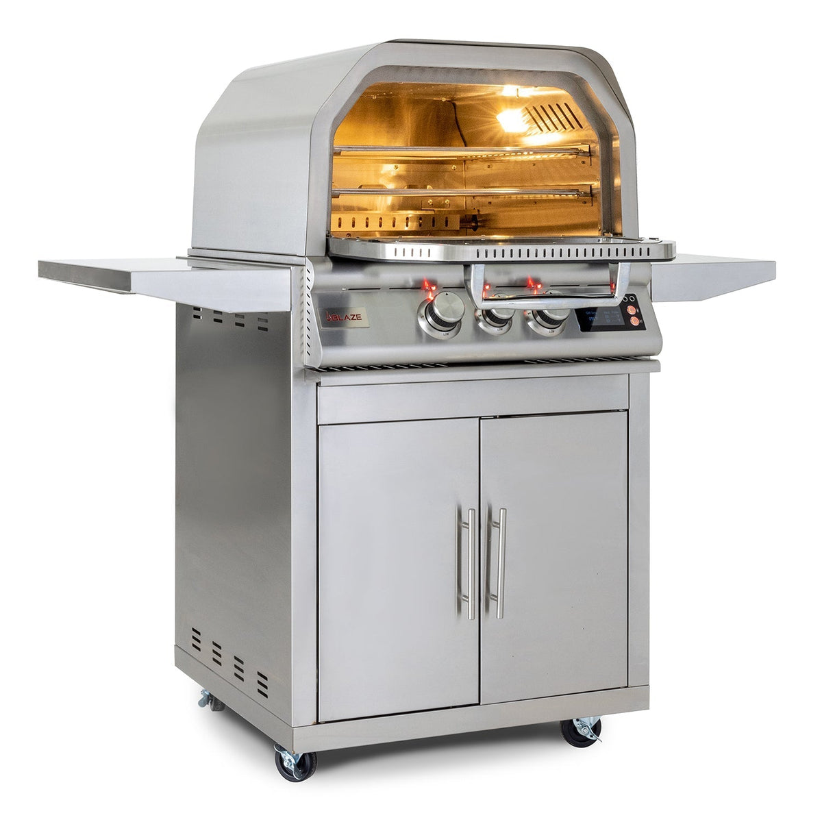 Blaze 26 Inch Gas Outdoor Pizza Oven With Rotisserie (LP)
