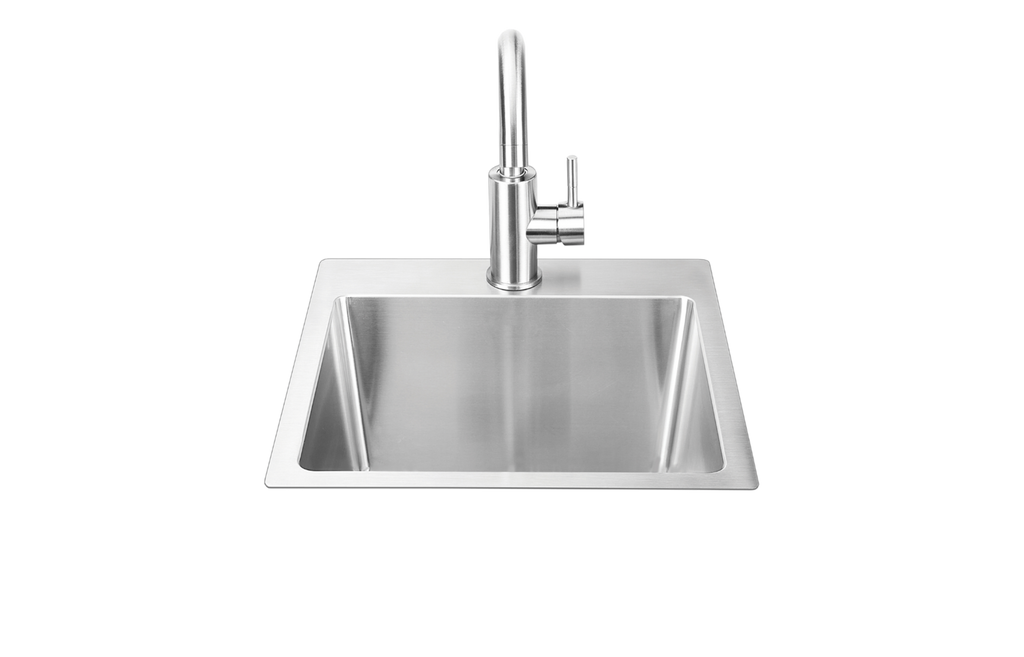 Bull 15″ Premium Stainless-Steel Dual Mount Sink - 12516