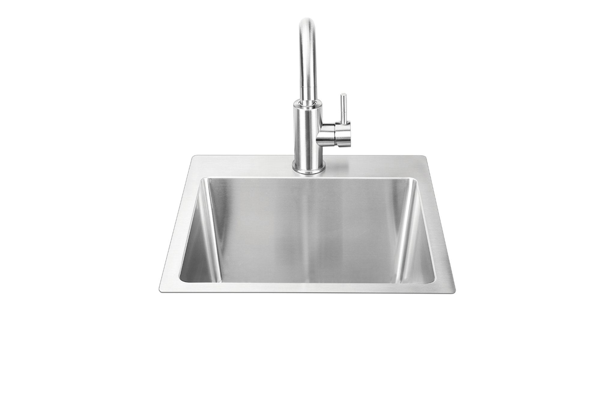 Bull 15″ Premium Stainless-Steel Dual Mount Sink - 12516