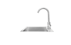 Bull 15″ Premium Stainless-Steel Dual Mount Sink - 12516