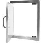 Bull 18-Inch Left Hinged Stainless Steel Single Access Door