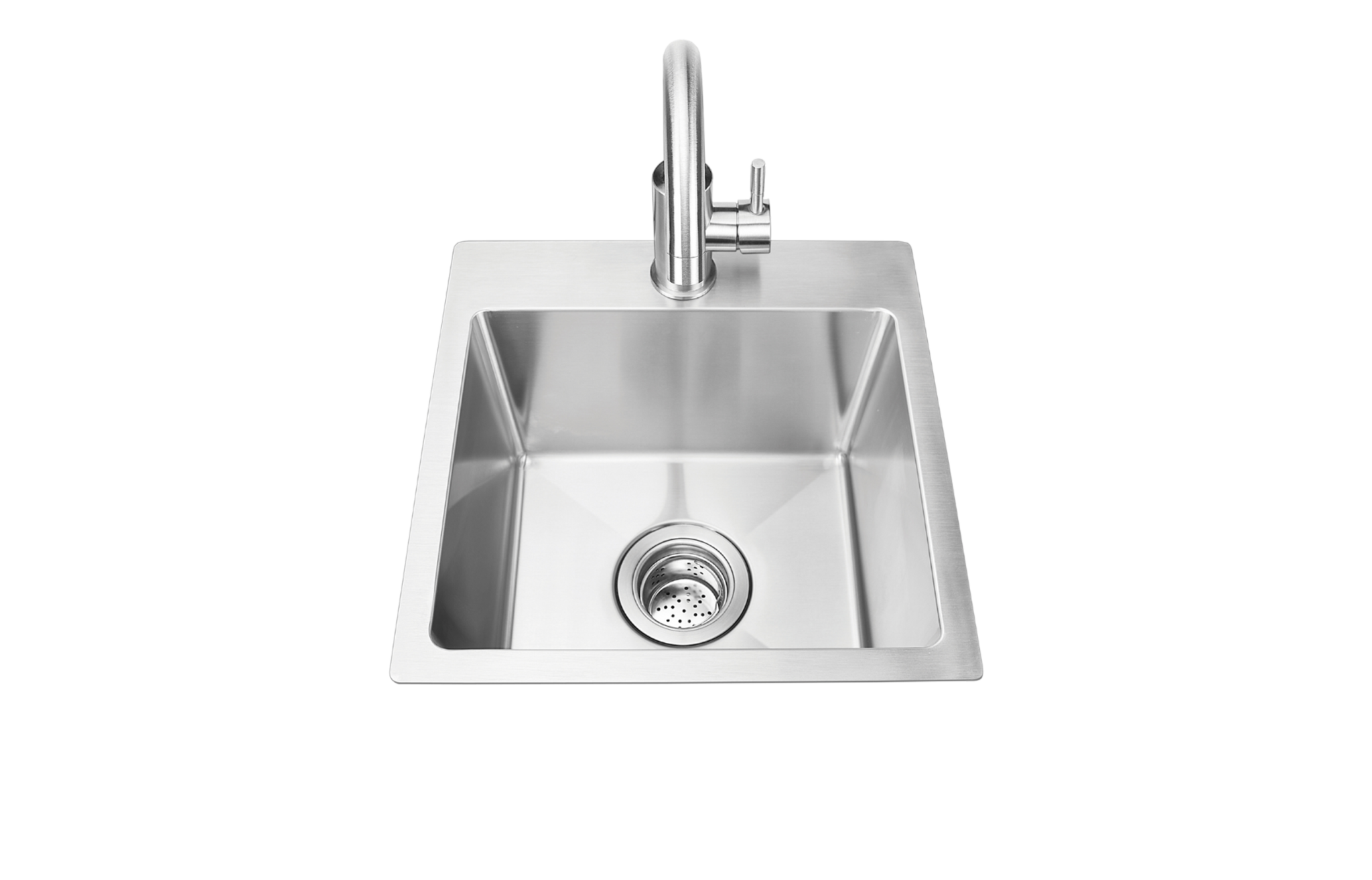 Bull 18″ Premium Stainless Steel Dual Mount Sink 12515